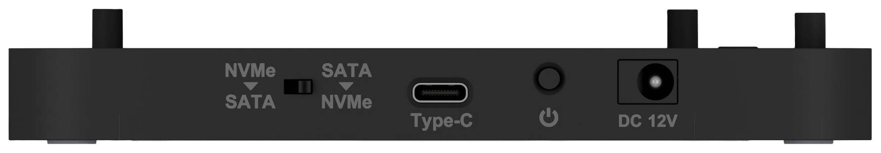 ICY BOX IB-2915MSCL-C31 USB-C® USB 3.2 (Gen 2) M.2 PCIe NVMe, M.2 SATA, SATA I, SATA II, SATA III F