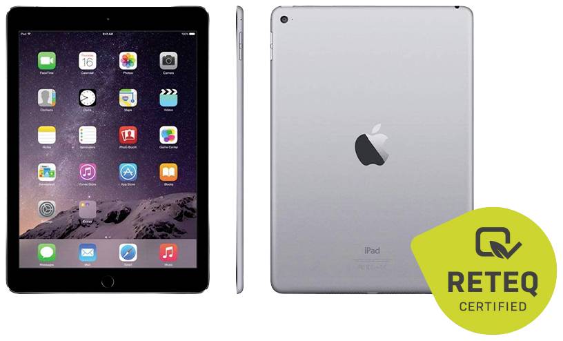 Apple (generalüberholt) iPad Air 2 (generalüberholt) (sehr gut) WiFi, LTE/4G 64GB Spacegrau 24.6cm (9.7 Zoll) 1.5GHz iPad