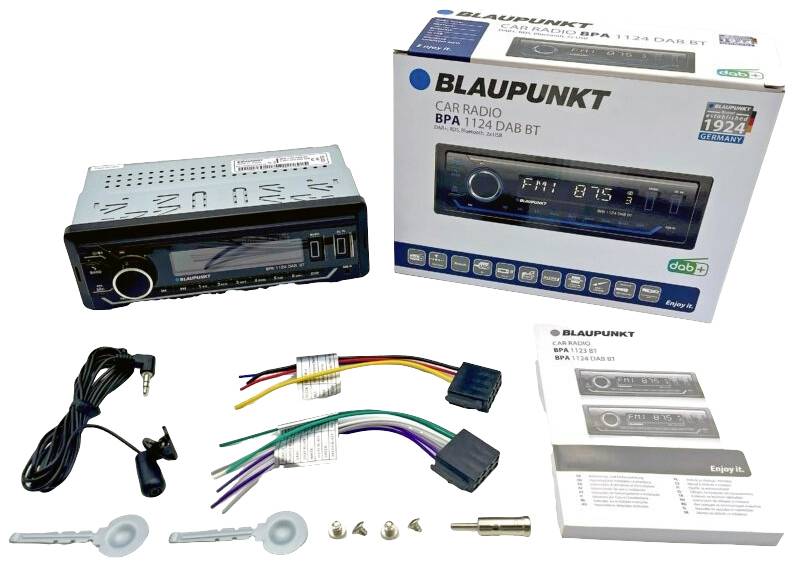 Blaupunkt BPA 1124 DAB BT Autoradio Bluetooth®-Freisprecheinrichtung, DAB+ Tuner