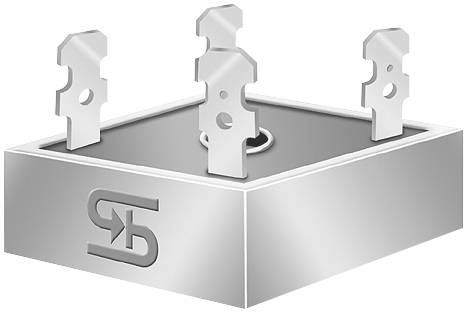 Taiwan Semiconductor GBPC5001 Brückengleichrichter 100V Array - Vierfach Tray