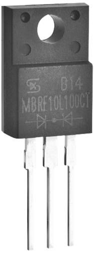 Taiwan Semiconductor Schottky-Diode MBRF10L100CT Array - Zweifach Tube