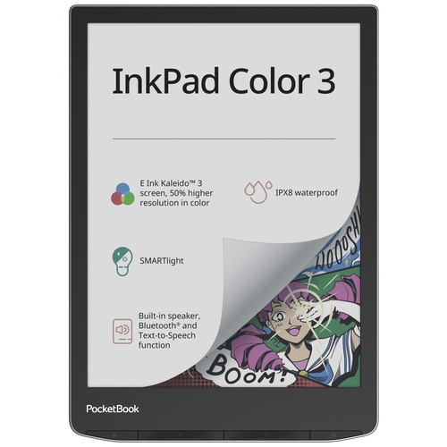 PocketBook InkPad Color 3 eBook-Reader 19.8 cm (7.8 Zoll) Grau