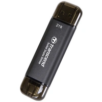 Transcend ESD310C 2TB Externe SSD USB-A (USB 3.2 Gen 2), USB-C® Schwarz TS2TESD310C Transcend ESD310C 2TB Externe SSD USB-A (USB 3.2 Gen 2), USB-C® Schwarz TS2TESD310C