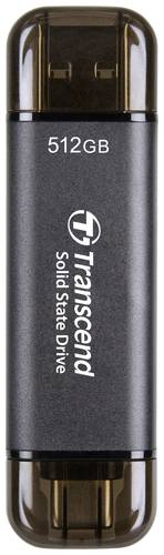 Transcend ESD310C 512GB Externe SSD USB 3.2 Gen 2 (USB 3.1), USB-C® Schwarz TS512GESD310C