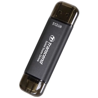 Transcend ESD310C 512GB Externe SSD USB-A (USB 3.2 Gen 2), USB-C® Schwarz TS512GESD310C Transcend ESD310C 512GB Externe SSD USB-A (USB 3.2 Gen 2), USB-C® Schwarz TS512GESD310C