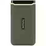Transcend ESD380C 500GB Externe SSD USB-C® (USB 3.2 Gen 2) Militär Grün TS500GESD380C Transcend ESD380C 500GB Externe SSD USB-C® (USB 3.2 Gen 2) Militär Grün TS500GESD380C