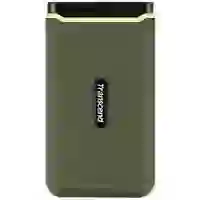 Transcend ESD380C 500GB Externe SSD USB-C® (USB 3.2 Gen 2) Militär Grün TS500GESD380C Transcend ESD380C 500GB Externe SSD USB-C® (USB 3.2 Gen 2) Militär Grün TS500GESD380C