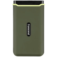 Transcend ESD380C 500GB Externe SSD USB-C® (USB 3.2 Gen 2) Militär Grün TS500GESD380C Transcend ESD380C 500GB Externe SSD USB-C® (USB 3.2 Gen 2) Militär Grün TS500GESD380C