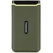Transcend ESD380C 500GB Externe SSD USB-C® (USB 3.2 Gen 2) Militär Grün TS500GESD380C Transcend ESD380C 500GB Externe SSD USB-C® (USB 3.2 Gen 2) Militär Grün TS500GESD380C