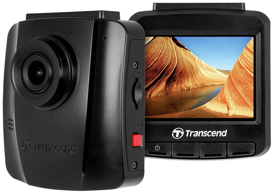 Transcend DrivePro 110 Dashcam Blickwinkel horizontal max.=130 ° Akku, Display, G-Sensor, Mikrofon
