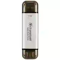 Transcend ESD310S 1TB Externe SSD USB-A (USB 3.2 Gen 2), USB-C® Silber TS1TESD310S Transcend ESD310S 1TB Externe SSD USB-A (USB 3.2 Gen 2), USB-C® Silber TS1TESD310S