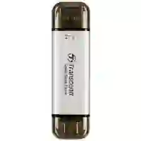 Transcend ESD310S 2TB Externe SSD USB-A (USB 3.2 Gen 2), USB-C® Silber TS2TESD310S Transcend ESD310S 2TB Externe SSD USB-A (USB 3.2 Gen 2), USB-C® Silber TS2TESD310S