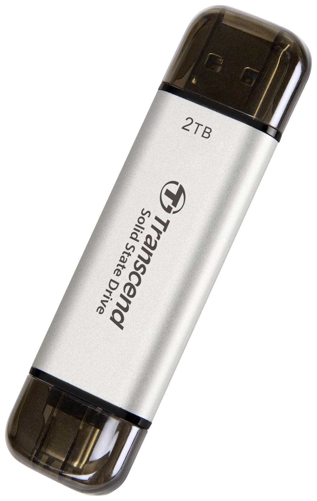Transcend ESD310S 2TB Externe SSD USB-A (USB 3.2 Gen 2), USB-C® Silber TS2TESD310S