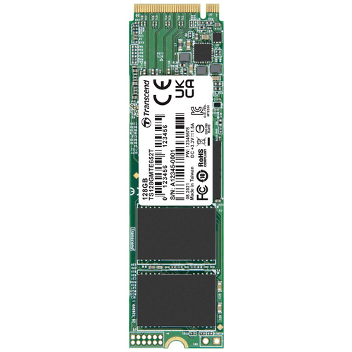 Transcend MTE652T 128GB Interne M.2 PCIe NVMe SSD 2280 PCIe NVMe 3.0 x4 Industrial TS128GMTE652T