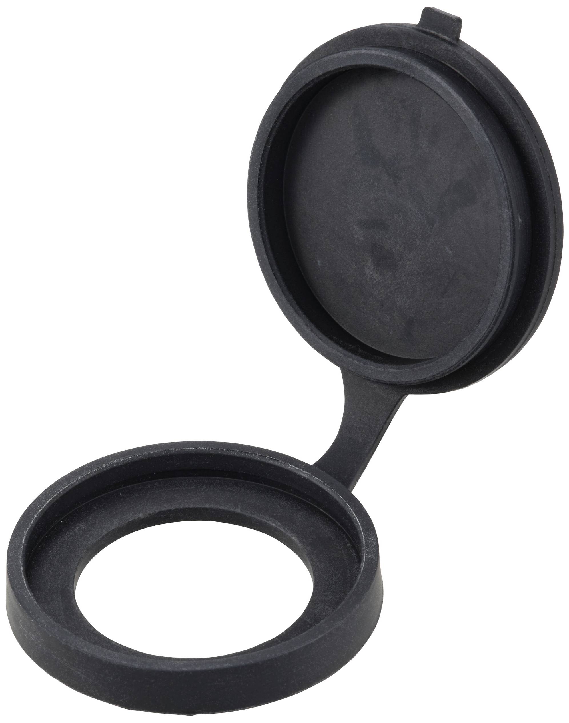 TRU COMPONENTS TC-11980472 Schutzkappe für Ø 22mm Einbaubuchse IP65 Schwarz 43 x 7.2 Inhalt