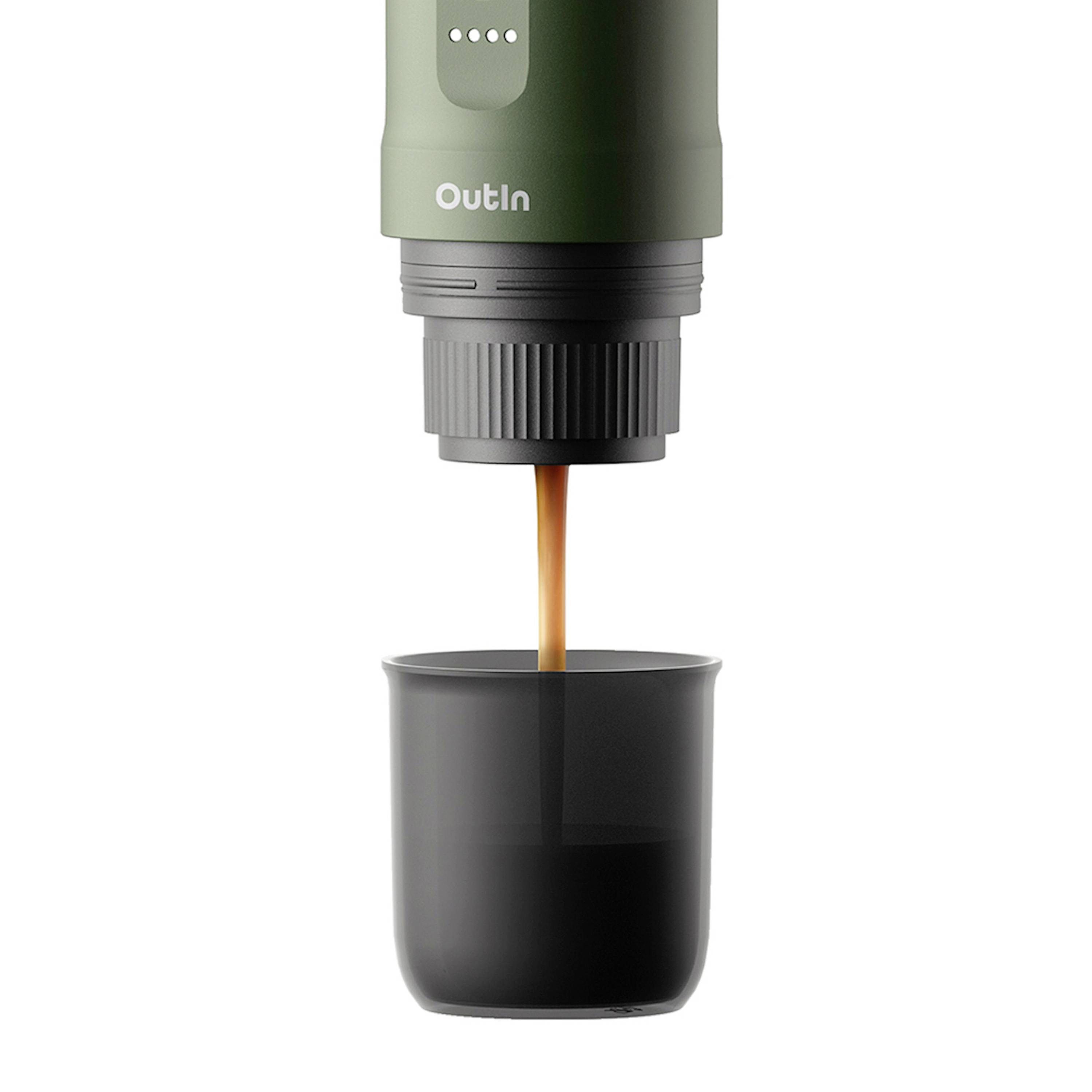 OutIn Nano Espressomaschine Grün