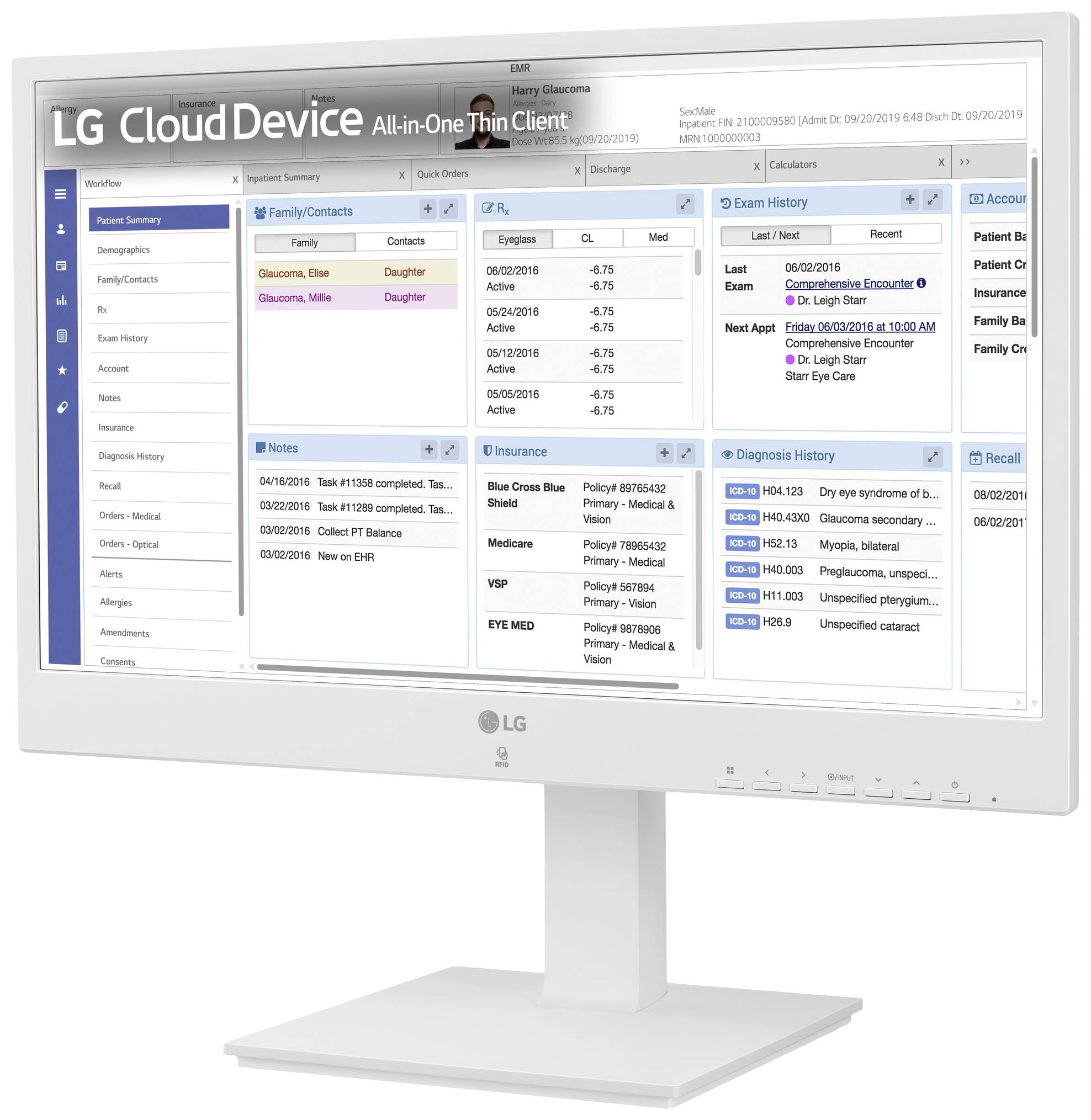 LG Electronics All-in-One PC ThinClient 24CR671N-2P 60.5cm (23.8 Zoll) Full HD Intel® Pentium® N6005 3.3GHz 8GB RAM 256GB SSD