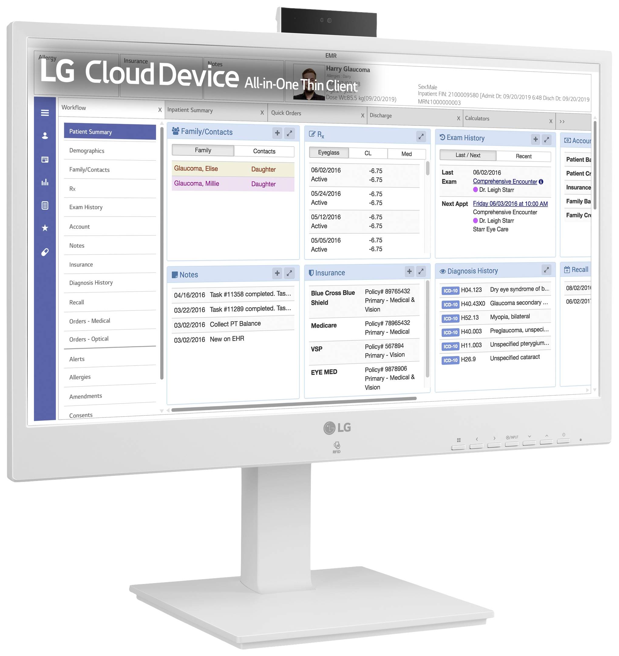 LG Electronics All-in-One PC ThinClient 24CR671N-2P 60.5cm (23.8 Zoll) Full HD Intel® Pentium® N6005 3.3GHz 8GB RAM 256GB SSD