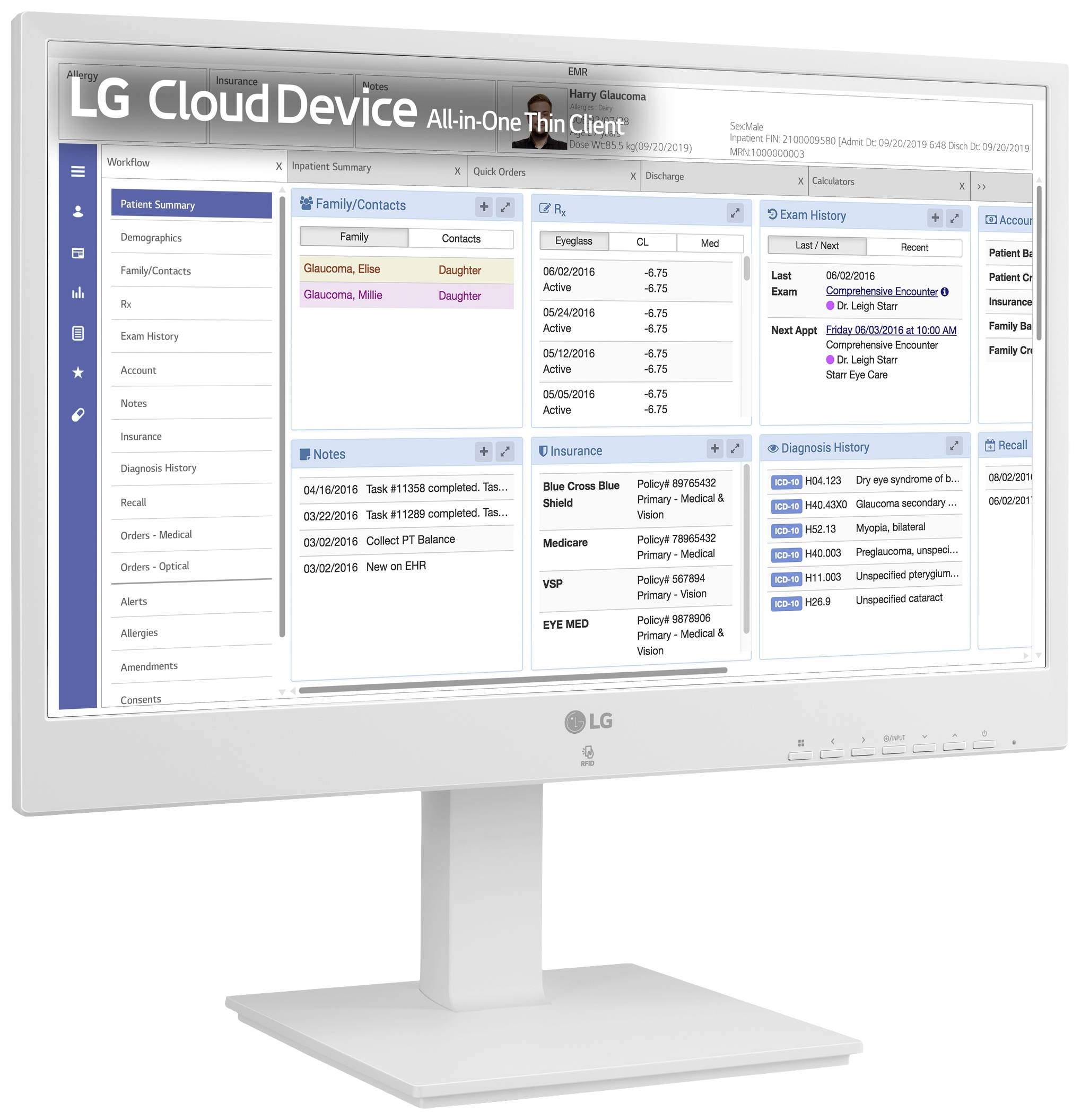 LG Electronics All-in-One PC ThinClient 24CR671N-2P 60.5cm (23.8 Zoll) Full HD Intel® Pentium® N6005 3.3GHz 8GB RAM 256GB SSD