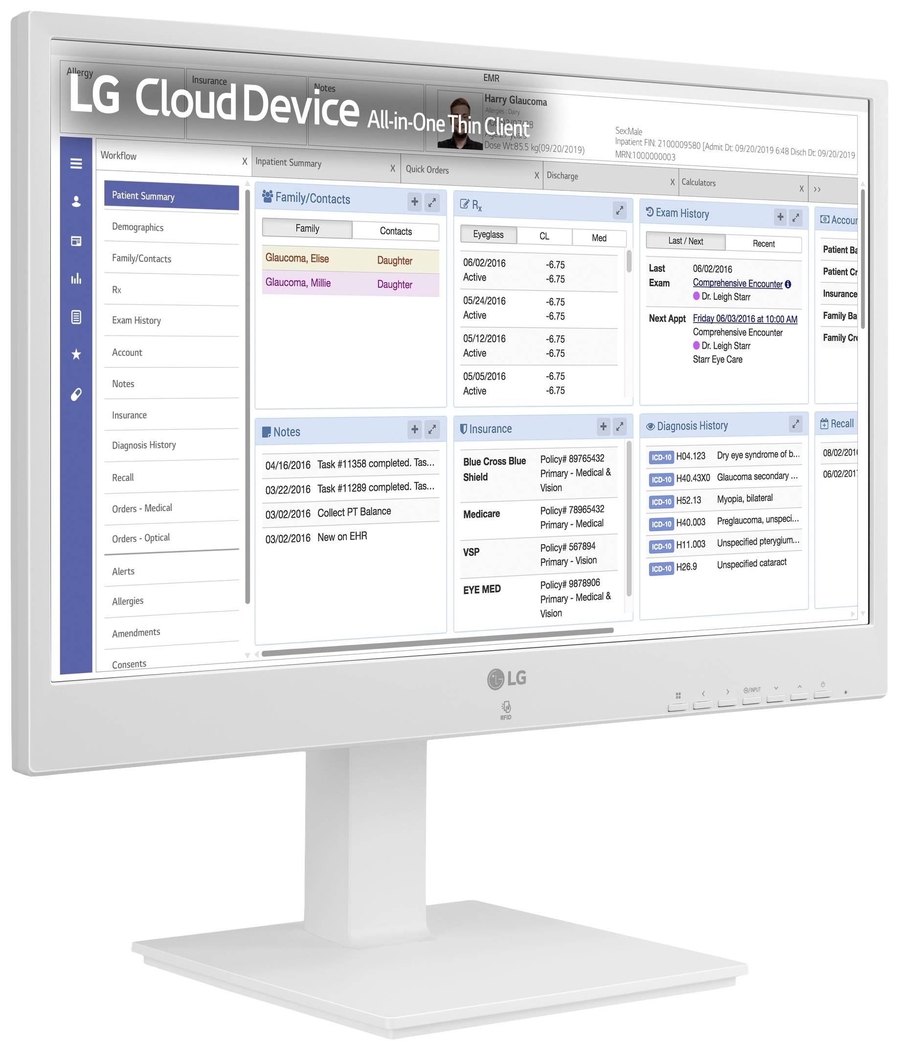LG Electronics All-in-One PC ThinClient 24CR671N-2P 60.5cm (23.8 Zoll) Full HD Intel® Pentium® N6005 3.3GHz 8GB RAM 256GB SSD