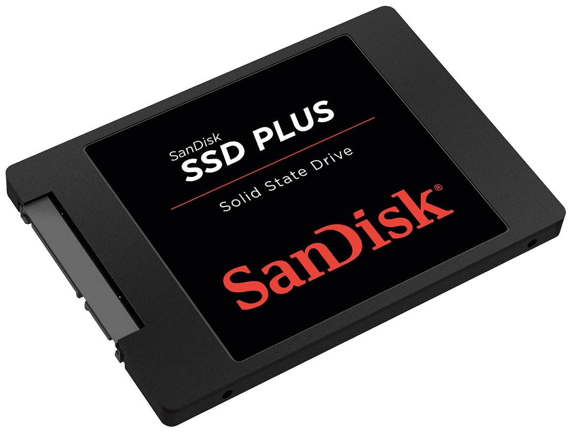 SanDisk SSD PLUS 2 TB Interne SATA SSD 6.35 cm (2.5 Zoll) SATA 6 Gb/s Retail SDSSDA-2T00-G26
