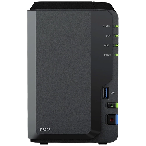 Synology DiskStation DS223 NAS-Server Gehäuse 0GB 2 Bay USB 3.2 Gen 1 Frontanschluss (USB 3.0), Synology® Hard- und Software Synology DiskStation DS223 NAS-Server Gehäuse 0GB 2 Bay USB 3.2 Gen 1 Frontanschluss (USB 3.0), Synology® Hard- und Software