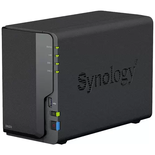 Synology DiskStation DS223 NAS-Server Gehäuse 0GB 2 Bay USB 3.2 Gen 1 Frontanschluss (USB 3.0), Synology® Hard- und Software Synology DiskStation DS223 NAS-Server Gehäuse 0GB 2 Bay USB 3.2 Gen 1 Frontanschluss (USB 3.0), Synology® Hard- und Software