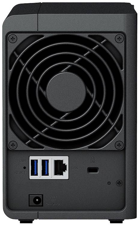Synology DiskStation DS223 NAS-Server Gehäuse 0GB 2 Bay USB 3.2 Gen 1 Frontanschluss (USB 3.0), Synology® Hard- und Software