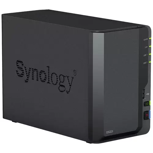 Synology DiskStation DS223 NAS-Server Gehäuse 0GB 2 Bay USB 3.2 Gen 1 Frontanschluss (USB 3.0), Synology® Hard- und Software Synology DiskStation DS223 NAS-Server Gehäuse 0GB 2 Bay USB 3.2 Gen 1 Frontanschluss (USB 3.0), Synology® Hard- und Software
