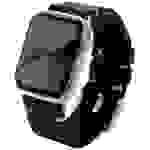 JT Berlin Watchband Alex II Vintage Armband 42 mm, 44 mm, 45mm M Schwarz, Silber Watch Series 1, Watch Series 2, Watch Series