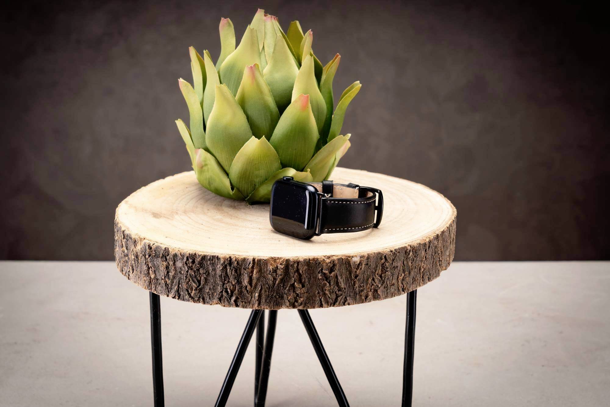 JT Berlin Watchband Charlie Armband 42 mm, 44 mm, 45 mm, 49mm M Schwarz, Space Grau Watch Series 1, Watch Series 2, Watch Series