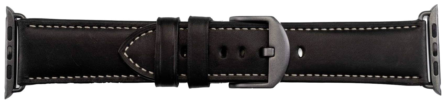 JT Berlin Watchband Charlie Armband 42 mm, 44 mm, 45 mm, 49mm M Schwarz, Space Grau Watch Series 1, Watch Series 2, Watch Series