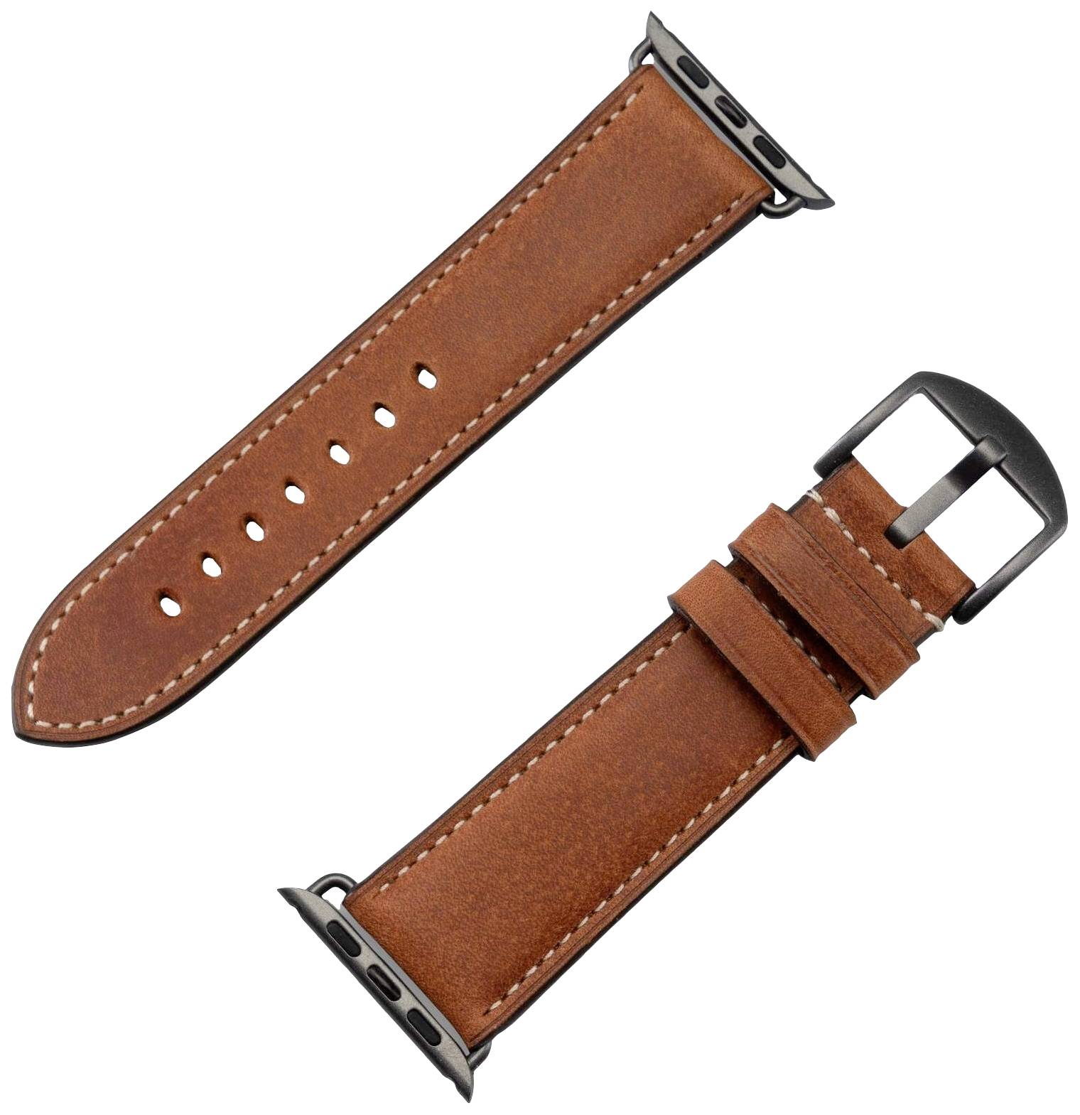 JT Berlin Watchband Charlie Armband 42 mm, 44 mm, 45 mm, 49mm M Braun, Space Grau Watch Series 1, Watch Series 2, Watch Series