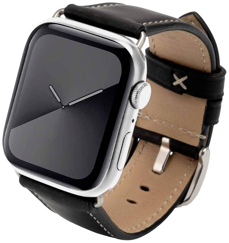 JT Berlin Watchband Charlie Armband 42 mm, 44 mm, 45 mm, 49mm M Schwarz, Edelstahl Watch Series 1, Watch Series 2, Watch Series