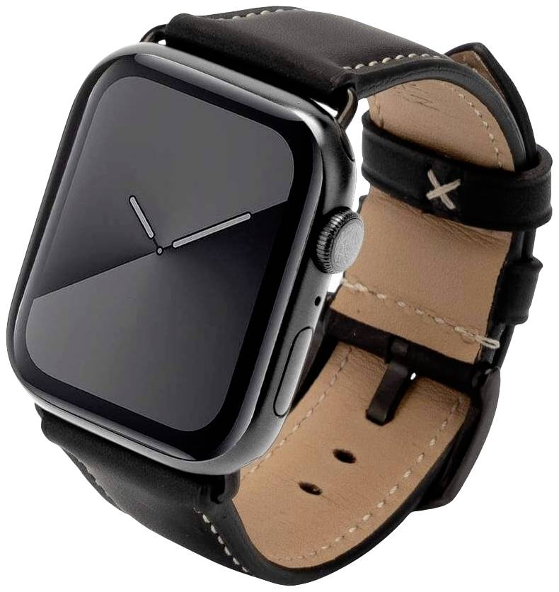 JT Berlin Watchband Charlie Armband 42 mm, 44 mm, 45 mm, 49mm M Schwarz Watch Series 1, Watch Series 2, Watch Series 3, Watch