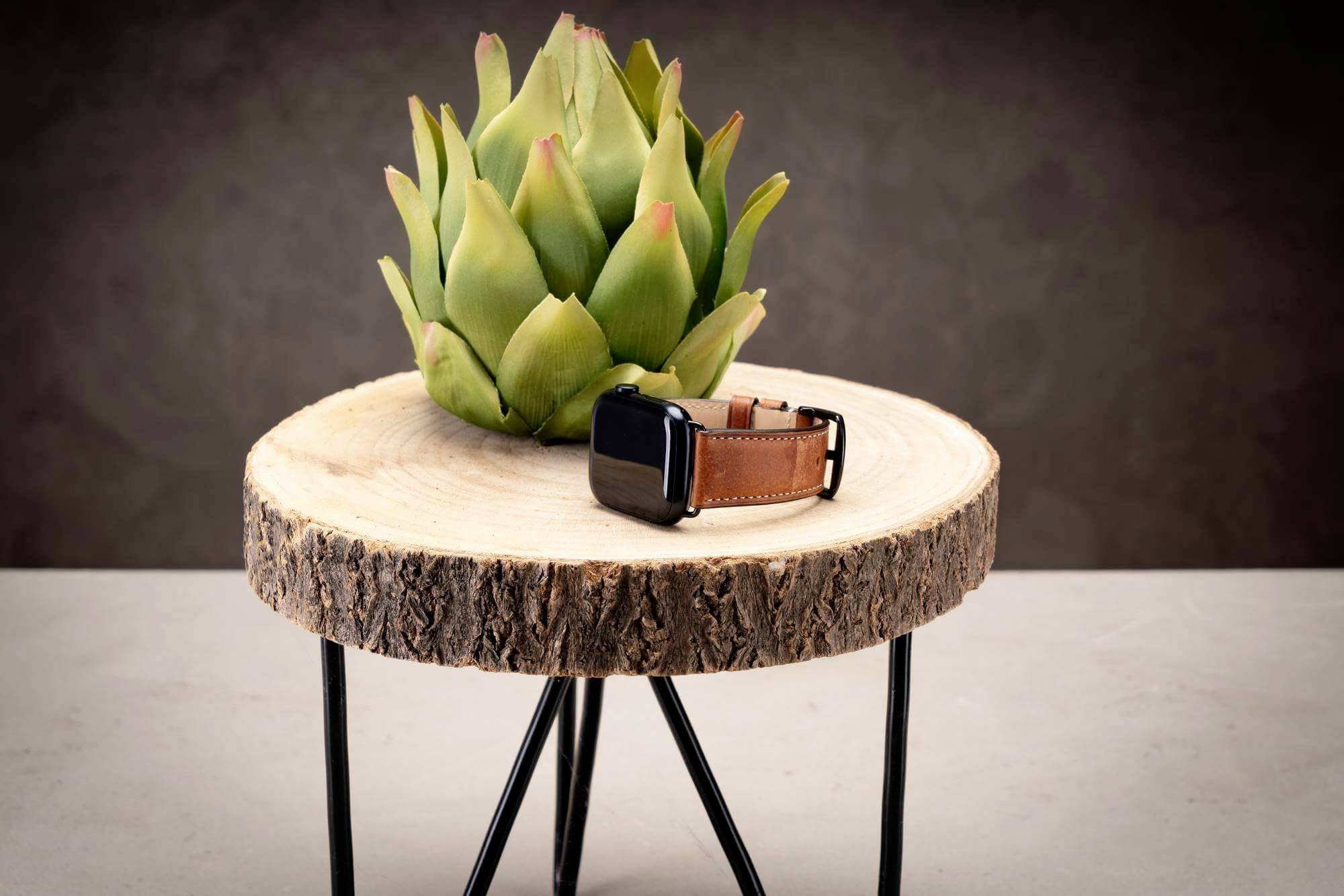 JT Berlin Watchband Charlie Armband 42 mm, 44 mm, 45 mm, 49mm M Braun, Schwarz Watch Series 1, Watch Series 2, Watch Series