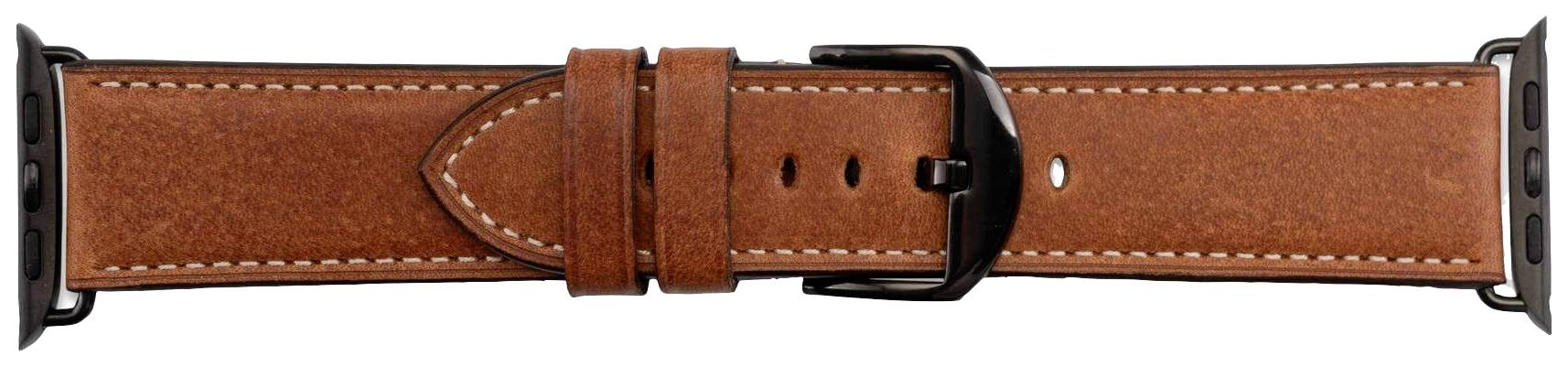 JT Berlin Watchband Charlie Armband 42 mm, 44 mm, 45 mm, 49mm M Braun, Schwarz Watch Series 1, Watch Series 2, Watch Series