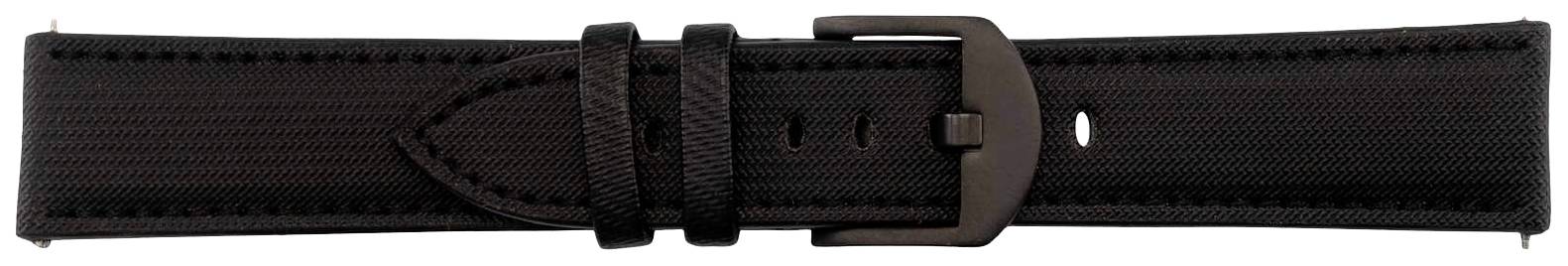 JT Berlin Watchband Wannsee Armband 44 mm, 40 mm, 47 mm, 43 mm, 45 mm, 46 mm, 42 mm, 41mm M Schwarz