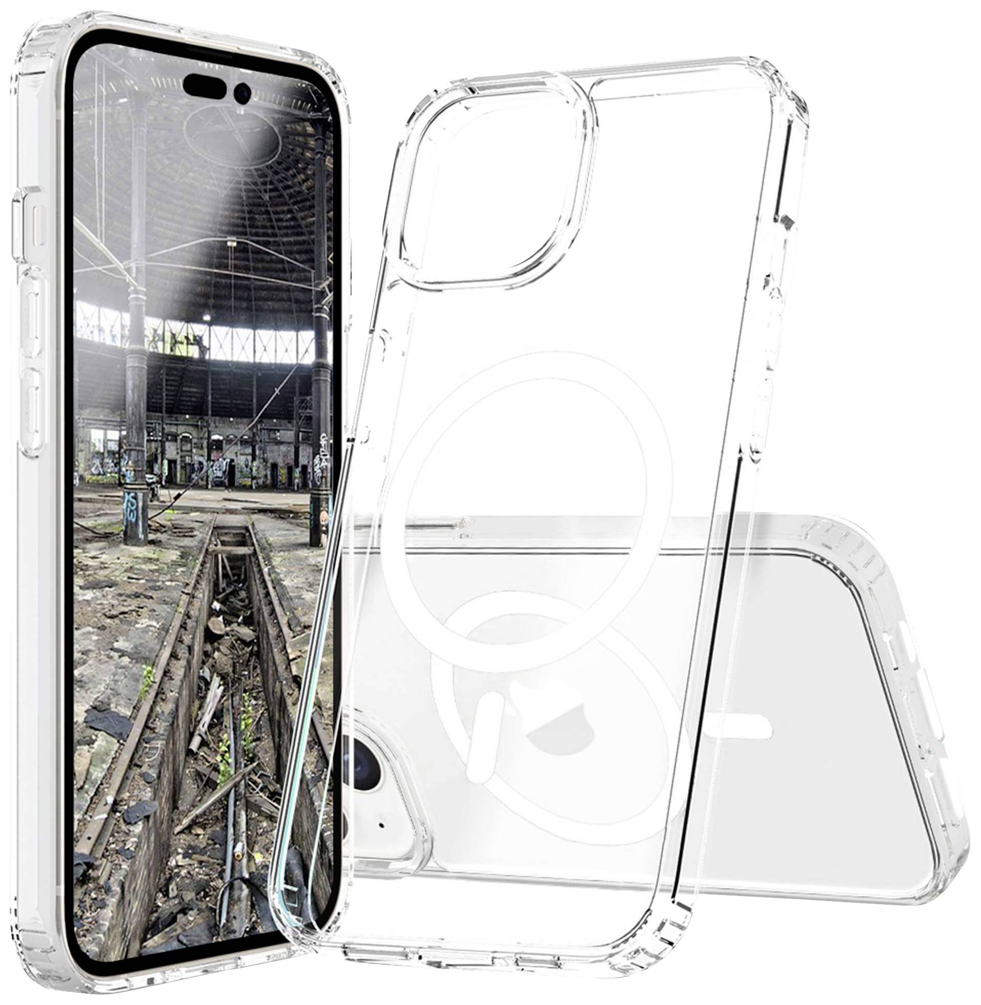 JT Berlin Pankow Clear MagSafe Backcover Apple iPhone 13 Transparent MagSafe kompatibel, Stoßfest 10919