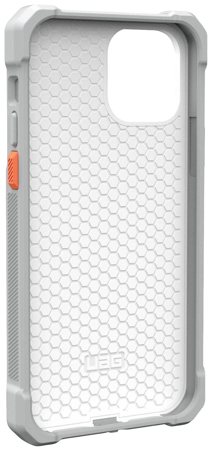 Urban Armor Gear Workflow Healthcare Battery Case Backcover Apple iPhone 12, iPhone 12 Pro Weiß integrierter Akku, Stoßfest