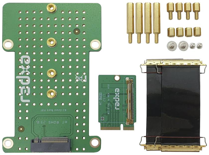 Radxa RDX-Rock5A-M.2-E-Key-IPEX Erweiterungsboard Passend für (Entwicklungskits): Radxa, Rock Pi