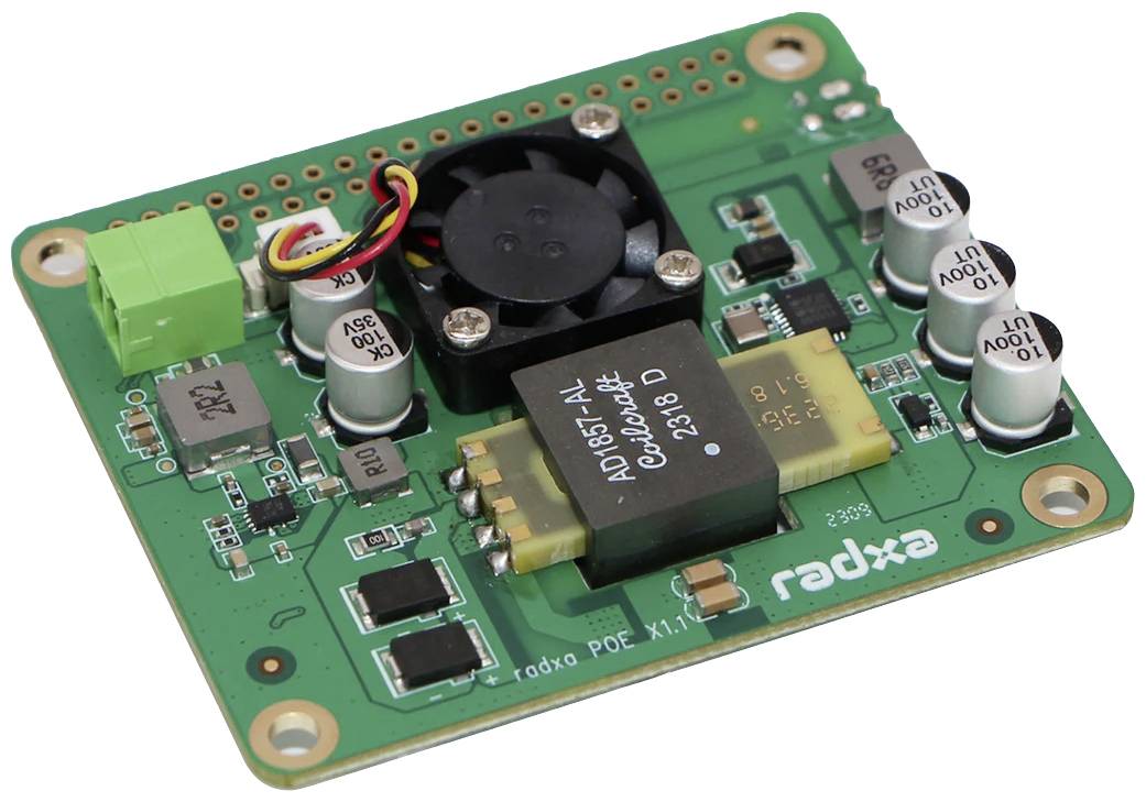 Radxa RD-X4-PoE-Hat HAT-Modul Passend für (Entwicklungskits): Radxa, Rock Pi