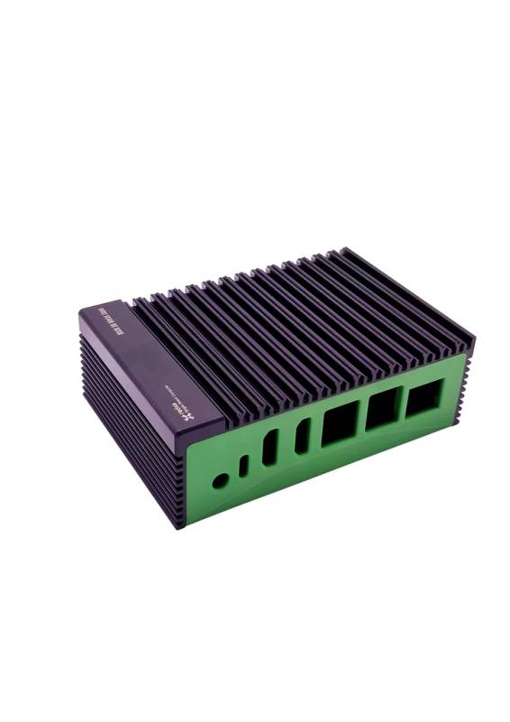 Radxa AE003 SBC-Gehäuse Passend für (Entwicklungskits): Radxa, Rock Pi Schwarz, Grün
