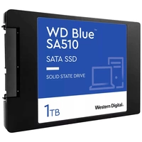 Western Digital Blue™ SA510 1TB Interne SATA SSD 6.35cm (2.5 Zoll) SATA 6 Gb/s Retail WDS100T3B0A Western Digital Blue™ SA510 1TB Interne SATA SSD 6.35cm (2.5 Zoll) SATA 6 Gb/s Retail WDS100T3B0A