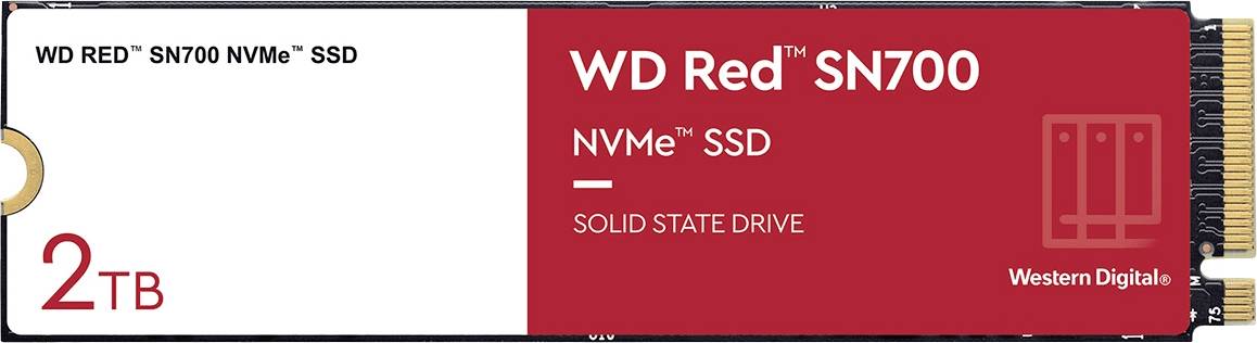 Western Digital Red™ SN700 2TB Interne M.2 PCIe NVMe SSD 2280 PCIe NVMe 3.0 x4 Retail WDS200T1R0C