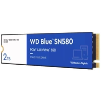 Western Digital Blue™ SN580 2TB Interne M.2 PCIe NVMe SSD 2280 PCIe NVMe 4.0 x4 Retail WDS200T3B0E Western Digital Blue™ SN580 2TB Interne M.2 PCIe NVMe SSD 2280 PCIe NVMe 4.0 x4 Retail WDS200T3B0E