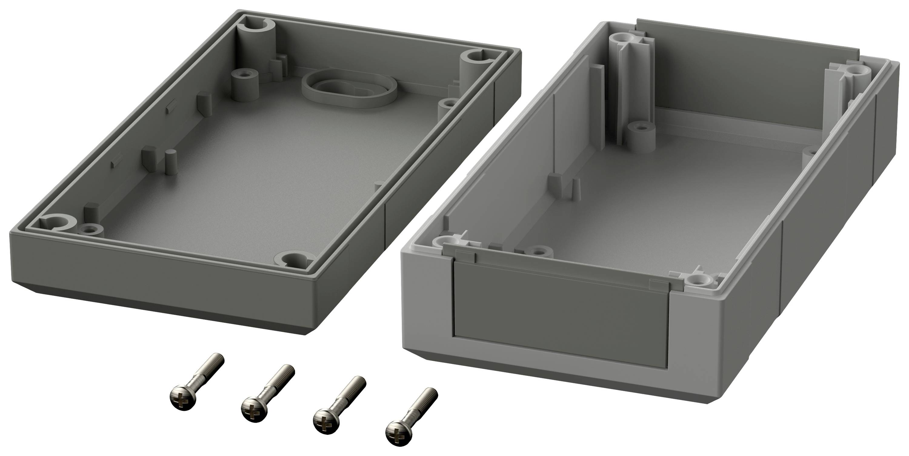 Bopla Elegant EG 1240 FK 32124042 Elektronikgehäuse 125 x 67 x 40 Polystyrol Lichtgrau (RAL 7035), Achatgrau (RAL 7038) 1St.