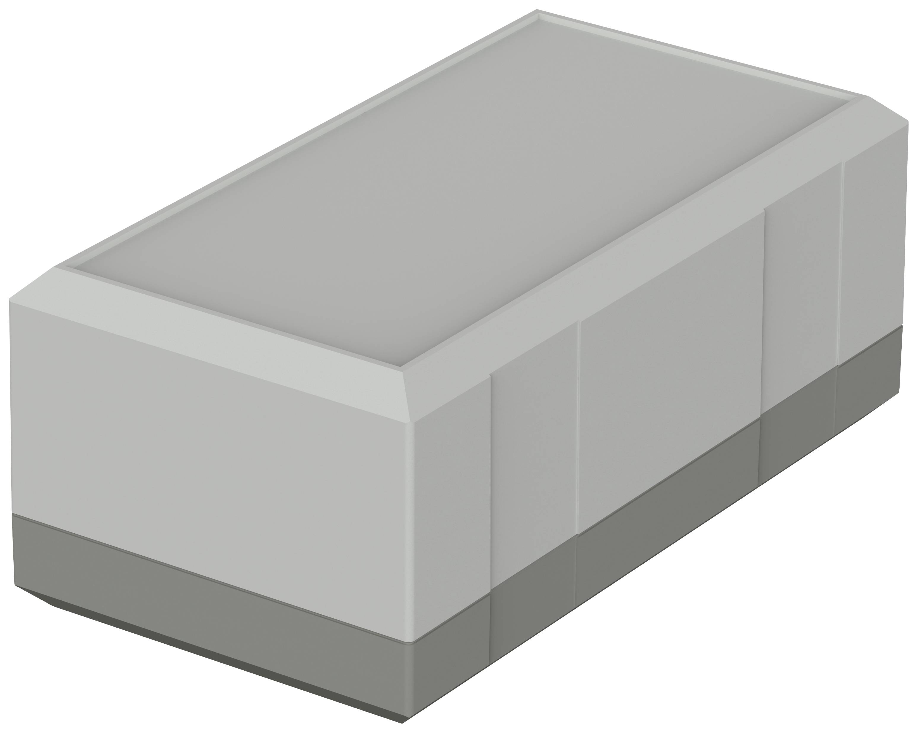 Bopla Elegant EG 1250 F 32125062 Elektronikgehäuse 125 x 67 x 51 Polystyrol Lichtgrau (RAL 7035), Achatgrau (RAL 7038) 1St.