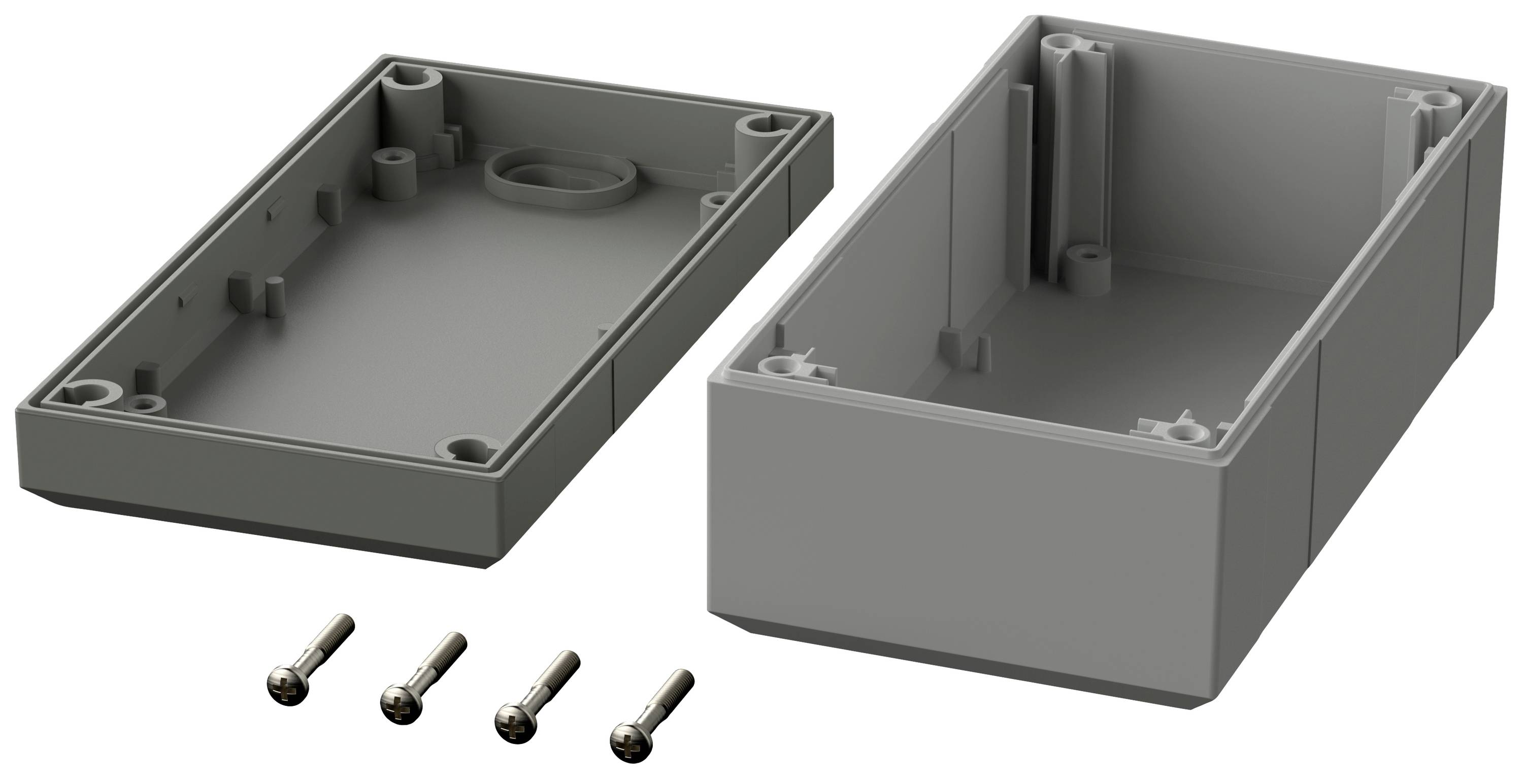 Bopla Elegant EG 1250 F 32125062 Elektronikgehäuse 125 x 67 x 51 Polystyrol Lichtgrau (RAL 7035), Achatgrau (RAL 7038) 1St.