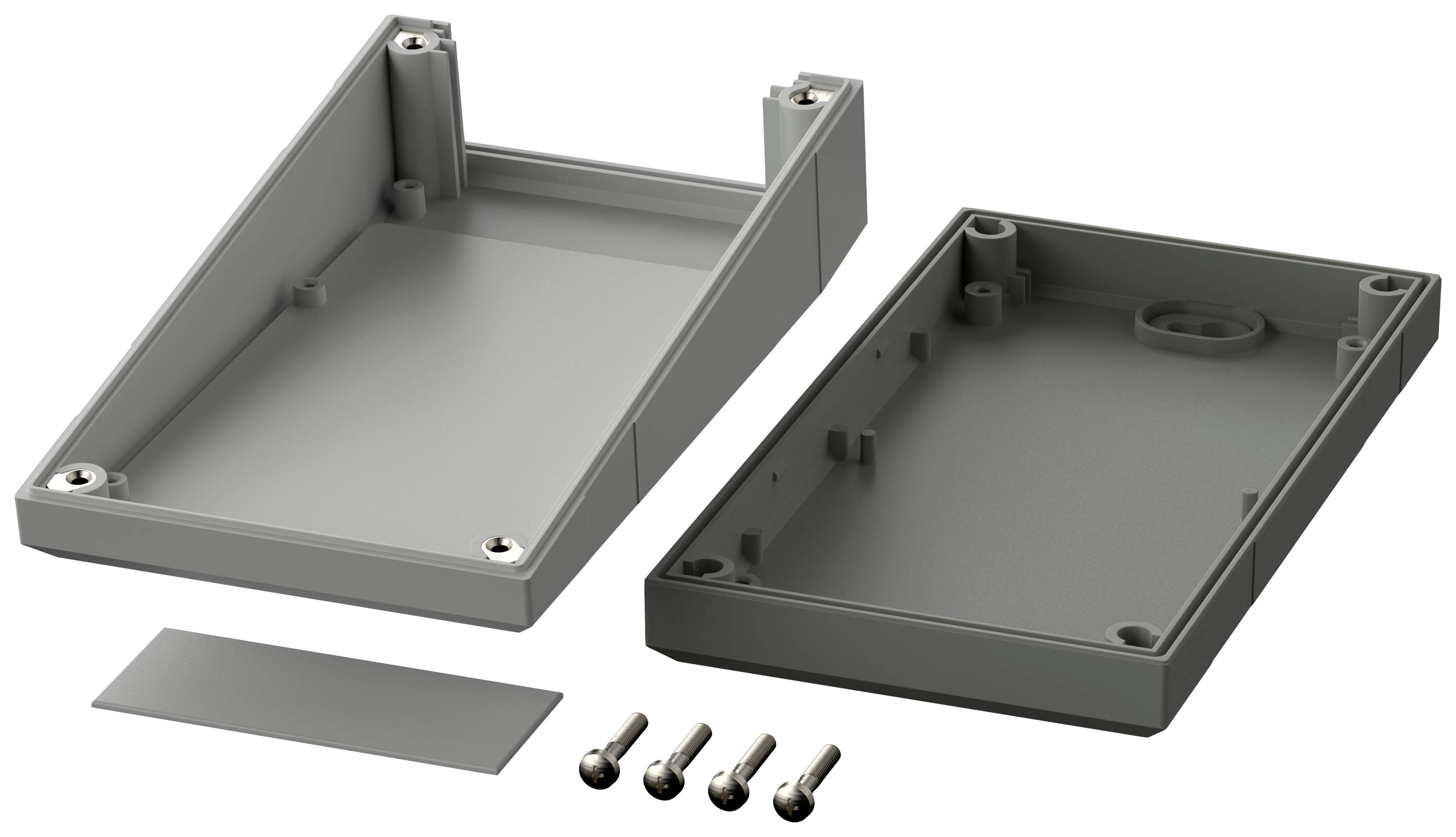 Bopla Elegant EG 1545 P 32154570 Pult-Gehäuse 82 x 150 x 45 Polystyrol Lichtgrau (RAL 7035), Achatgrau (RAL 7038) 1St.